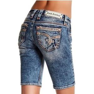 NWT Rock Revival Nancy Bermuda Shorts